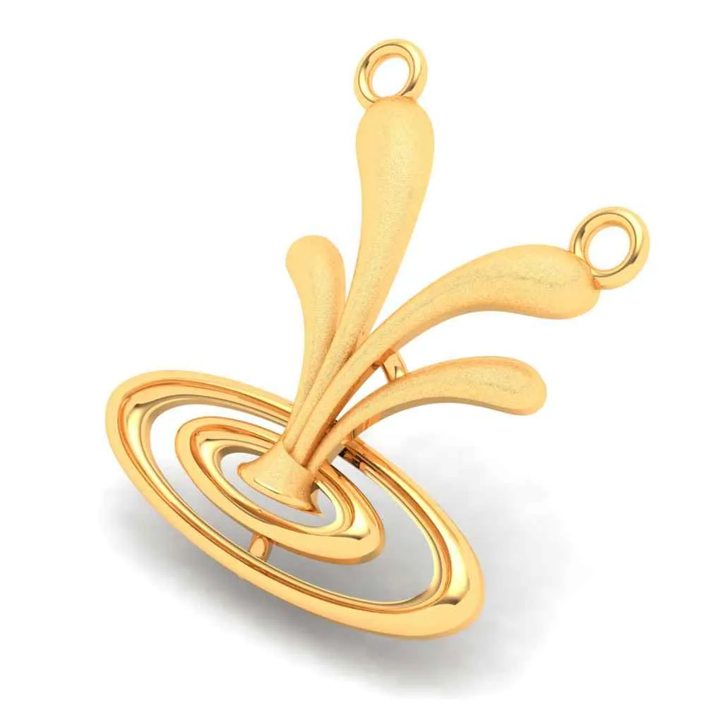 14k Gold Pendant Solid Droplet Design From Online Exclusive