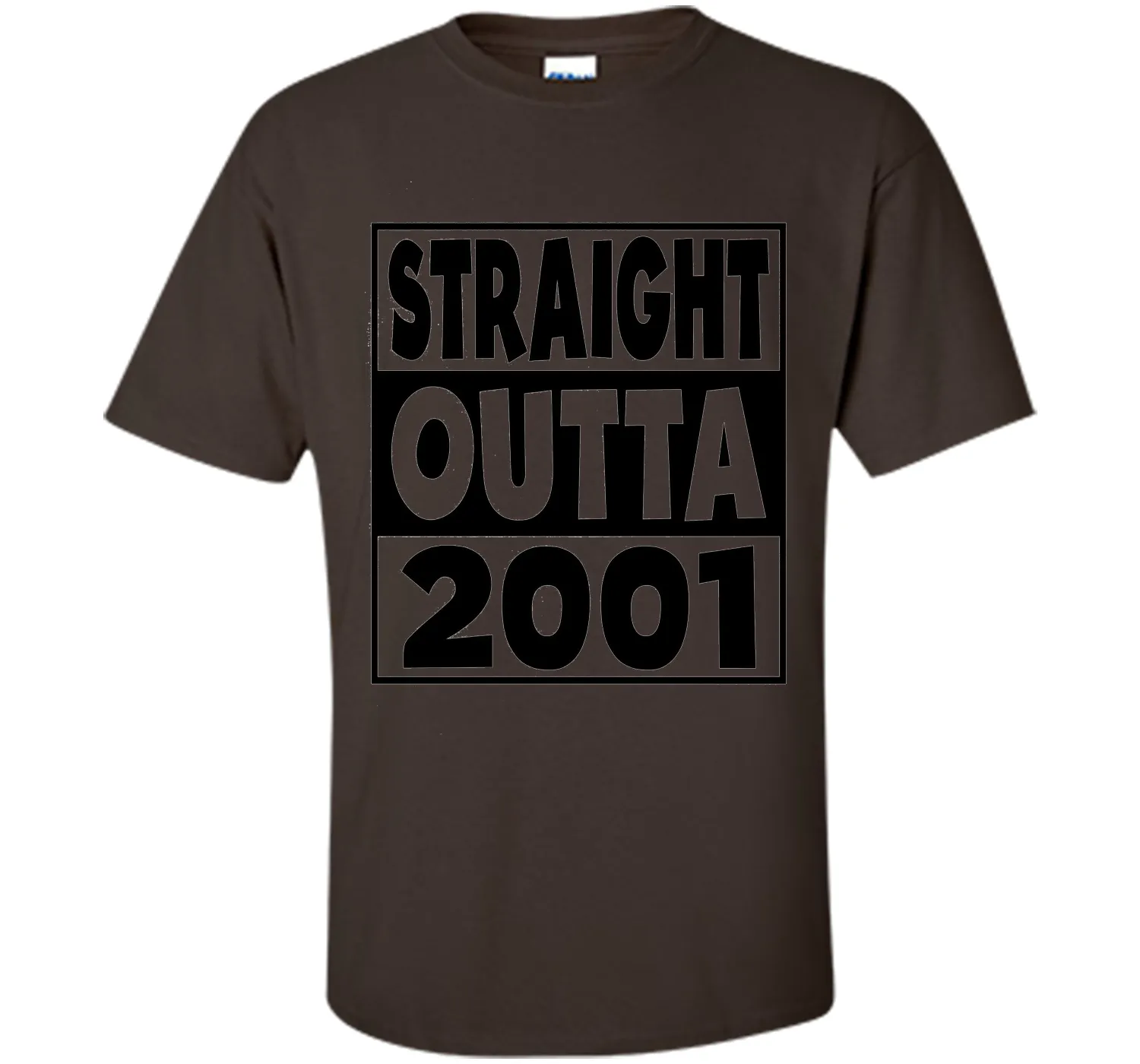 16th Birthday Gift T-Shirt Straight Outta 2001 White