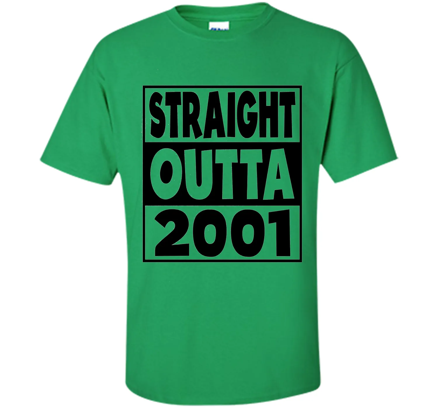 16th Birthday Gift T-Shirt Straight Outta 2001 White