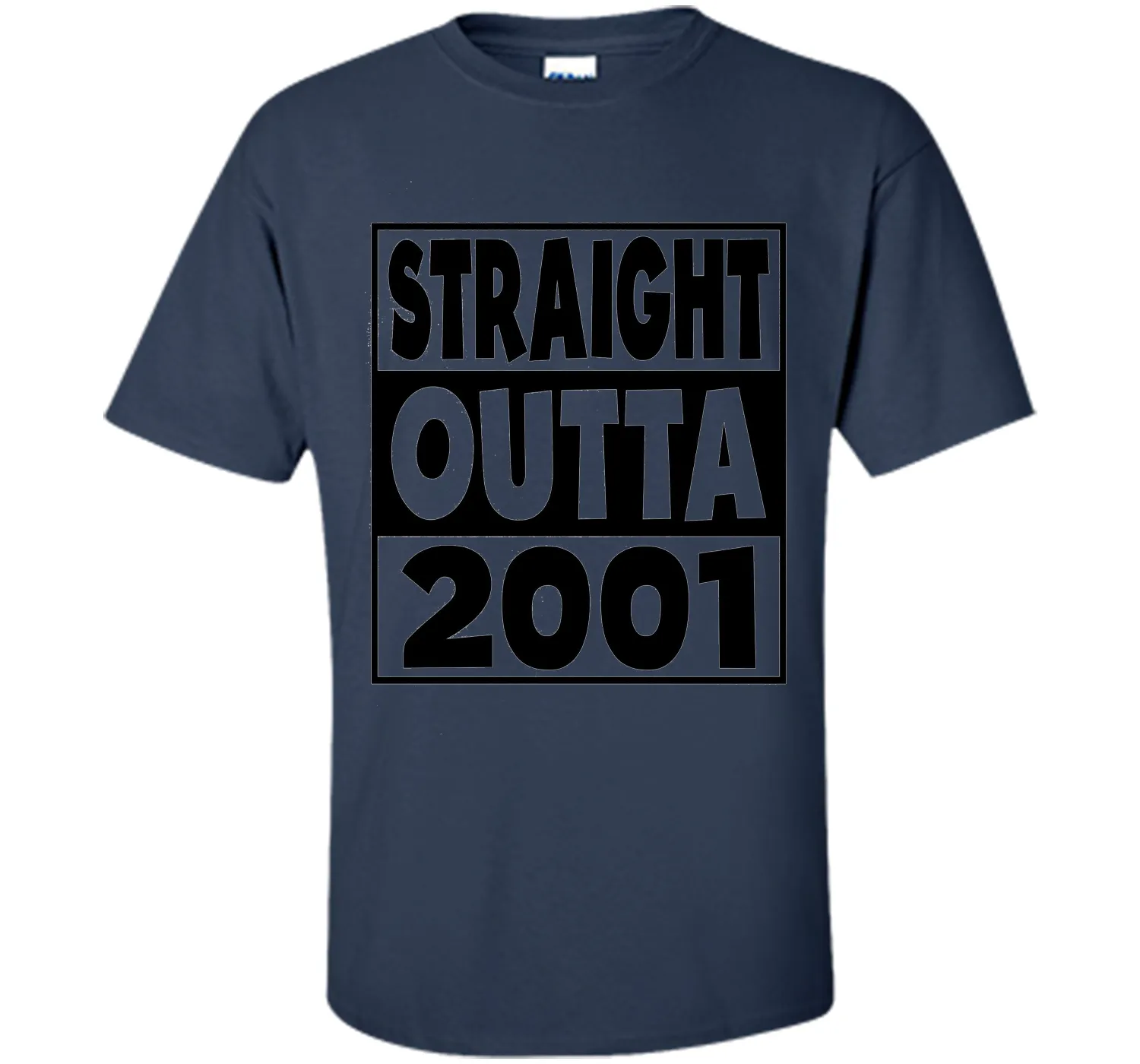 16th Birthday Gift T-Shirt Straight Outta 2001 White