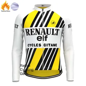 1980s elf Fleece Retro Long Sleeves Jerseys