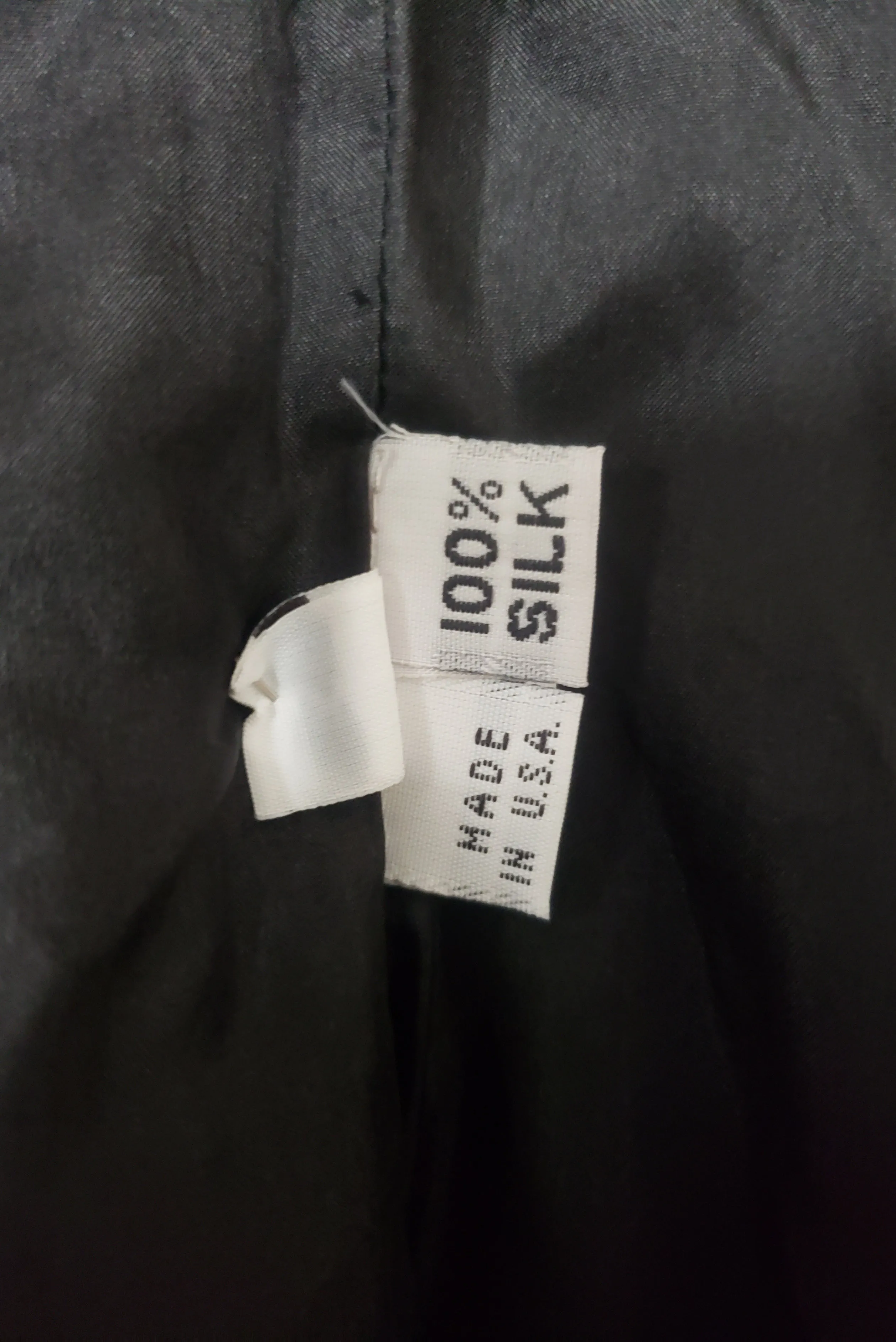 1990s Vintage Silk Lined Black Sweater Maxi Dress, Small to Medium