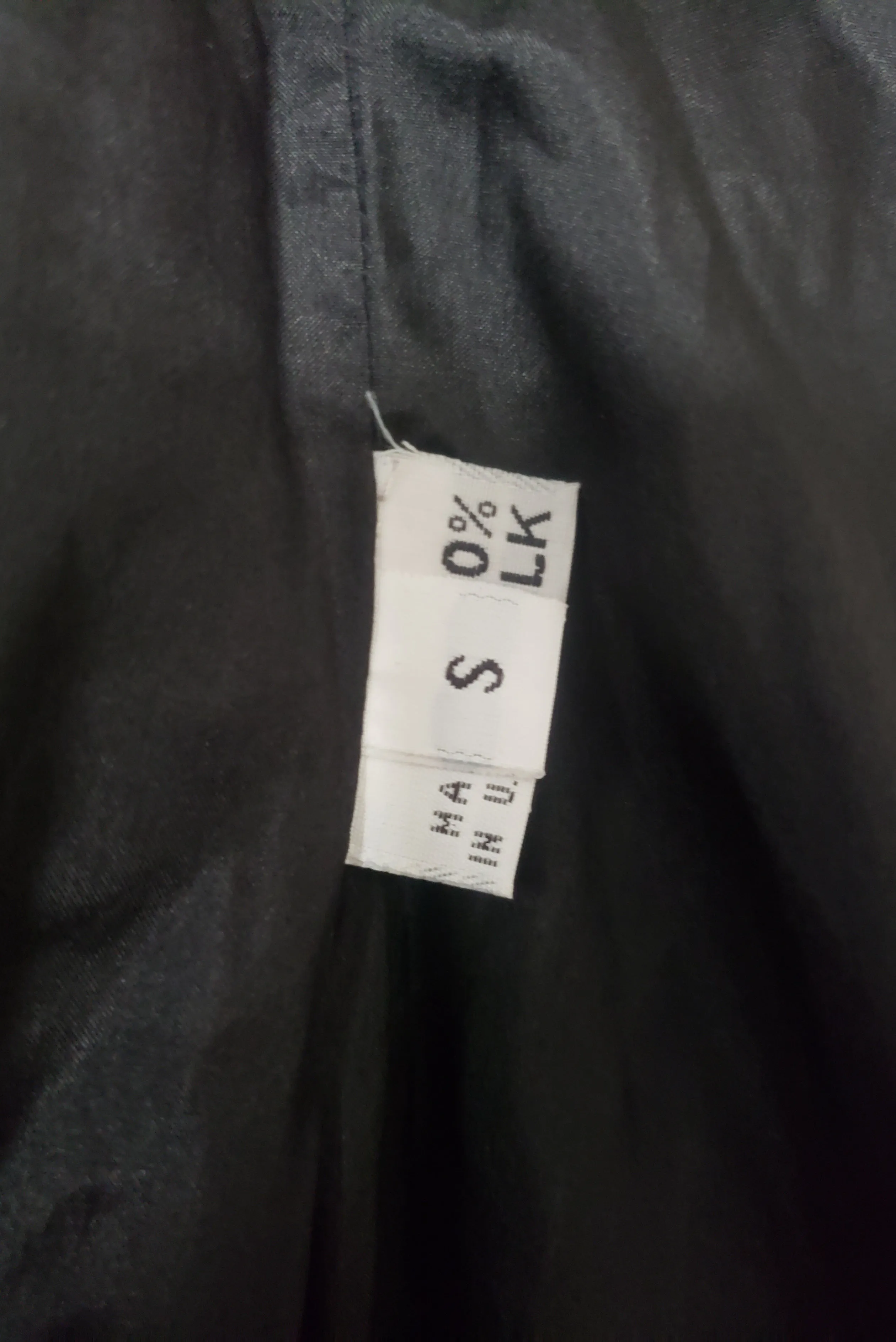 1990s Vintage Silk Lined Black Sweater Maxi Dress, Small to Medium