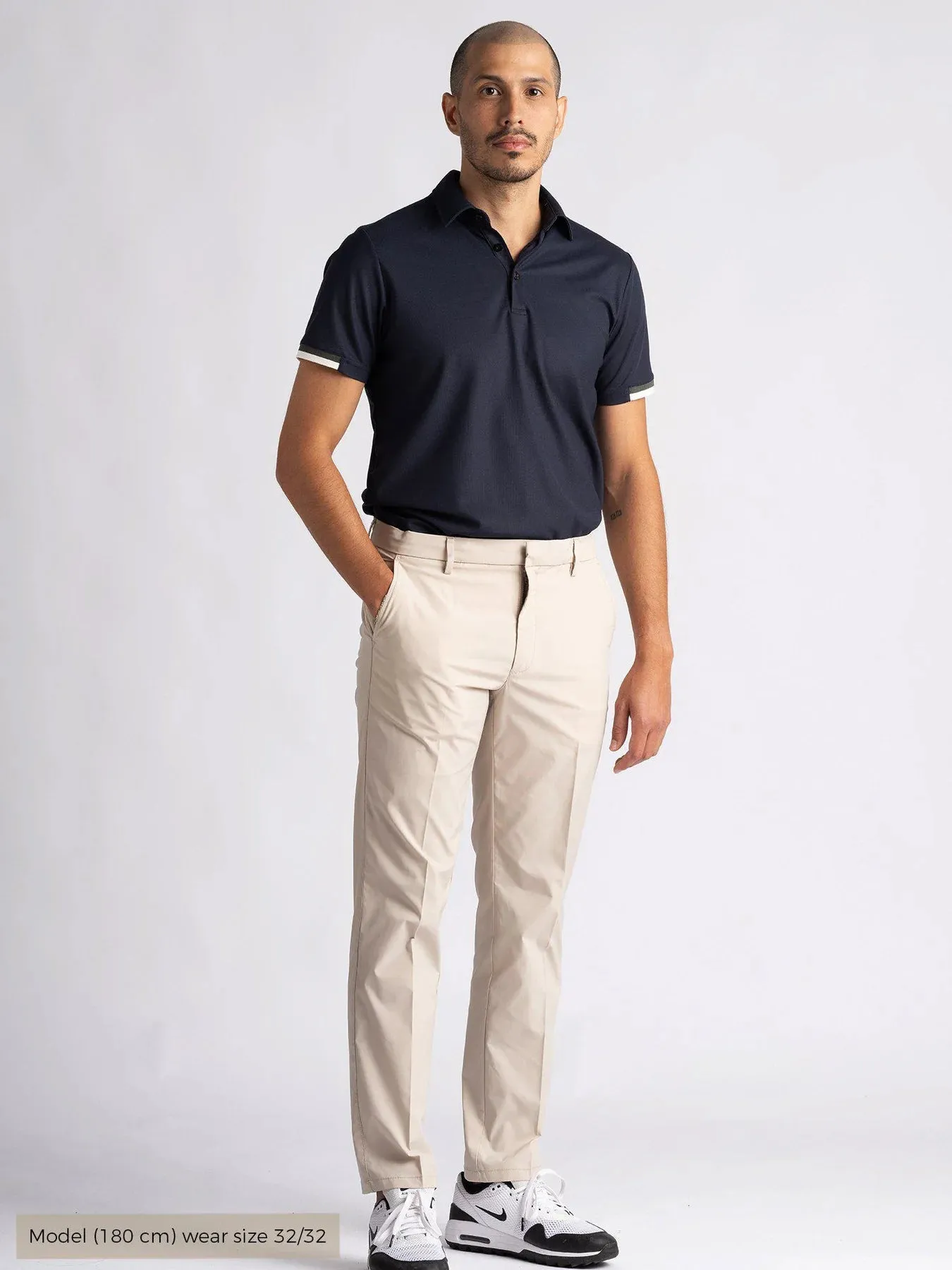 2025 Cross Men's Byron Lux Chinos - Agate Grey (34 Leg Length)