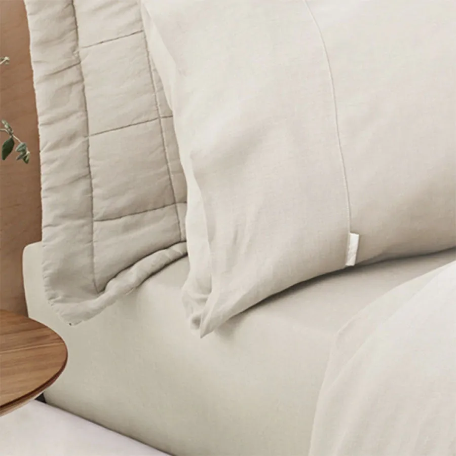 Abbotson Flax Linen Fitted Sheet by Sheridan