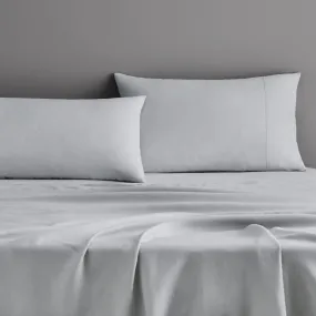 Abbotson Silver Linen Fitted Sheet by Sheridan
