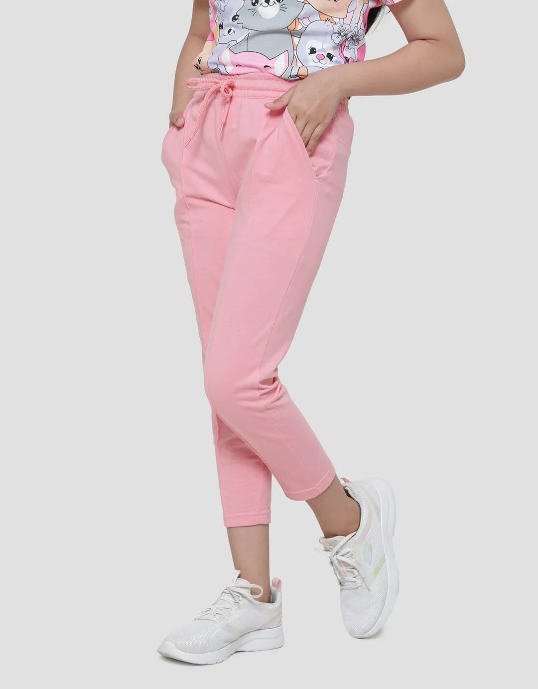 Aero Basic Plain Celana Panjang Anak Perempuan