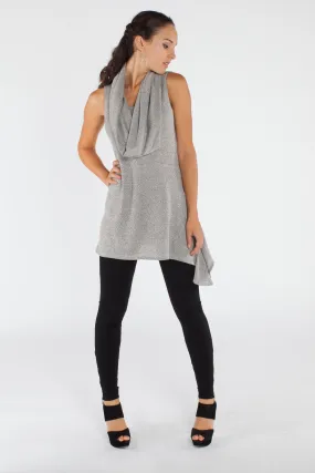 Asymmetrical Tunic - Grey