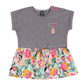 Baby Black and Coral Tunic dress - Nano