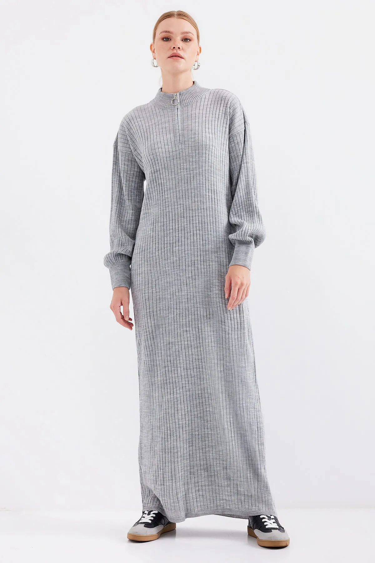 BGD Women Knit Dress - Grey - Avondale