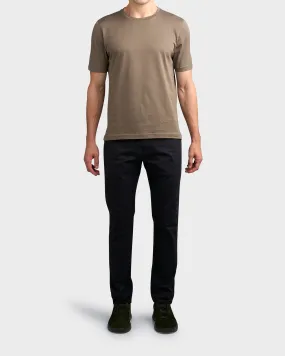 Black Cotton Chinos