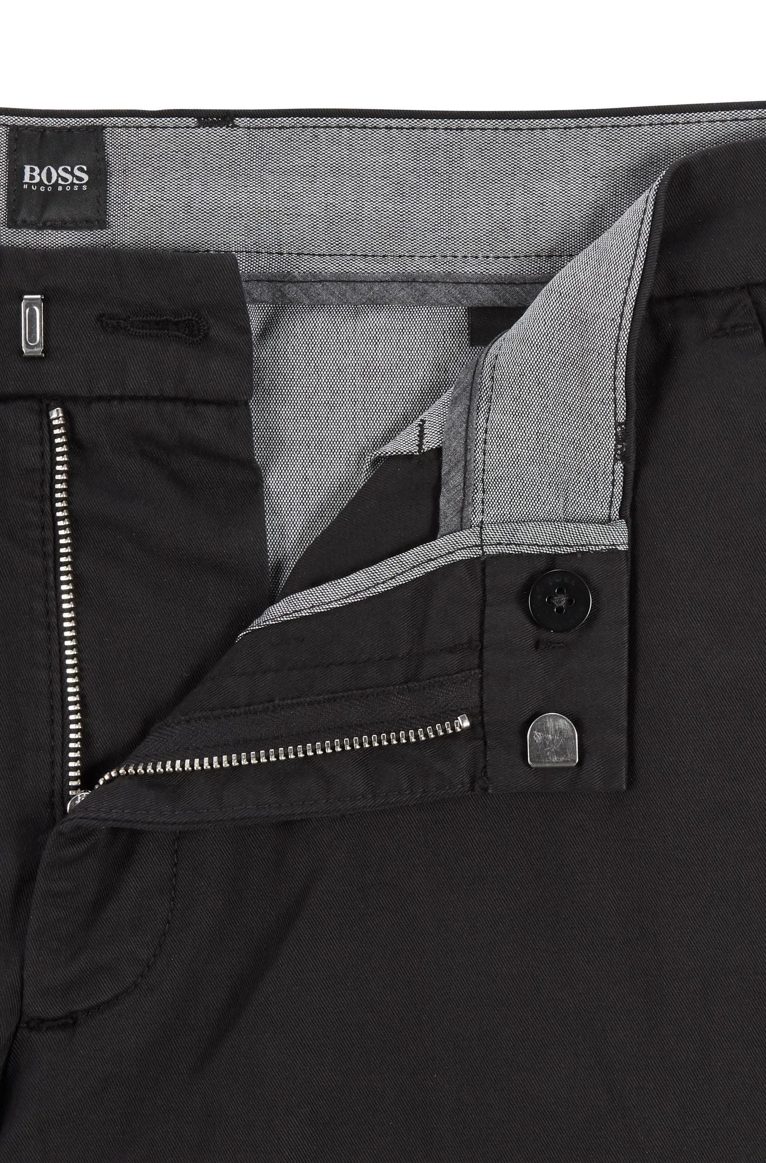 Boss Slim-fit chinos in stretch-cotton gabardine - TB0235