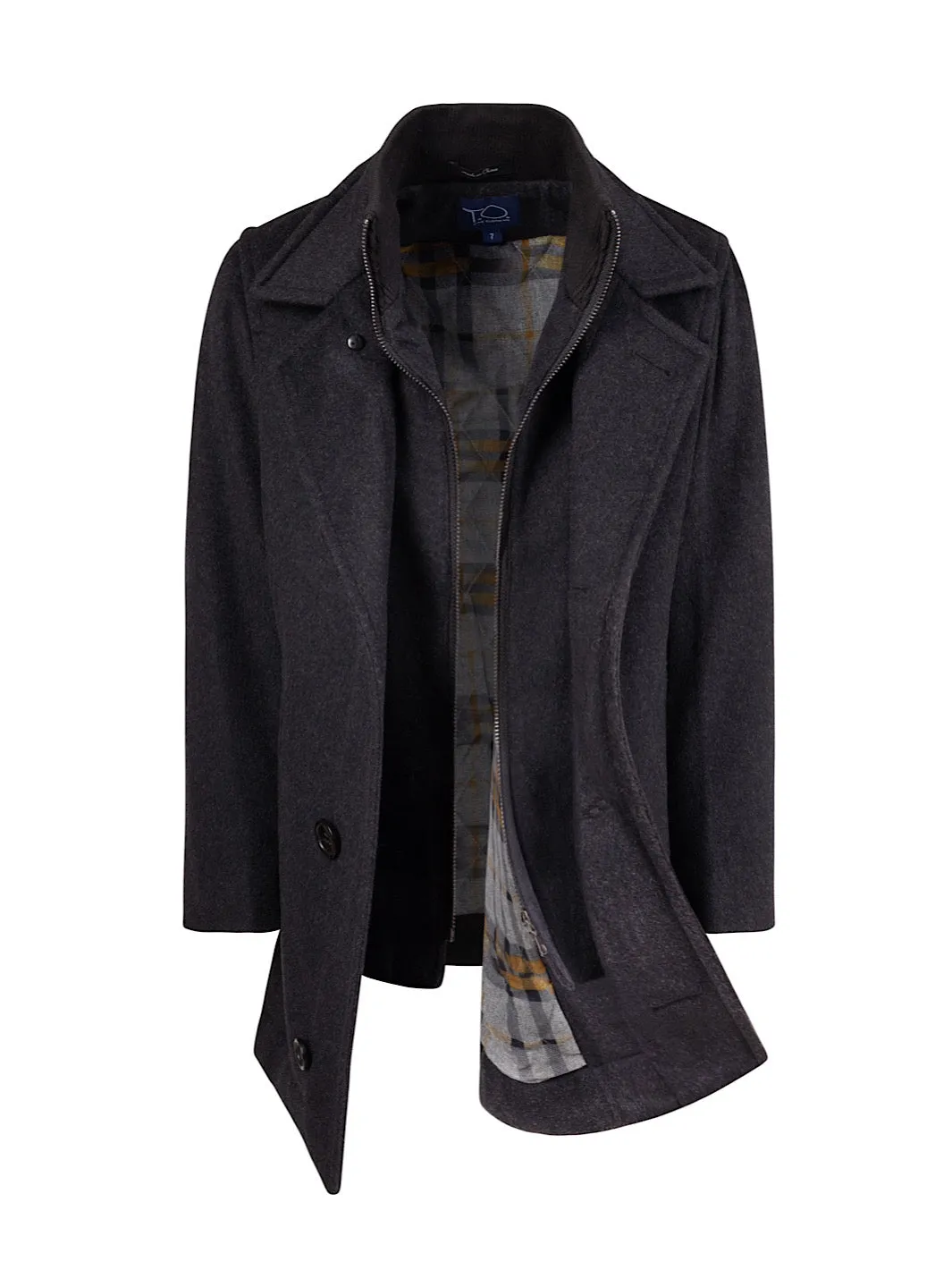 Boy's Orlando Wool Three Quarter Coat
