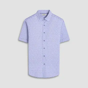 Bugatchi - Miles Short Sleeve Modern Fit Shirt - OOOHCotton Tech - 8 way Stretch - GF9254F40