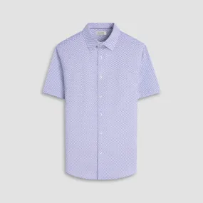 Bugatchi - Miles Short Sleeve Modern Fit Shirt - OOOHCotton Tech - 8 way Stretch - GF9258F40