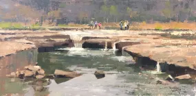 “Bull Creek in Winter” by Qiang Huang