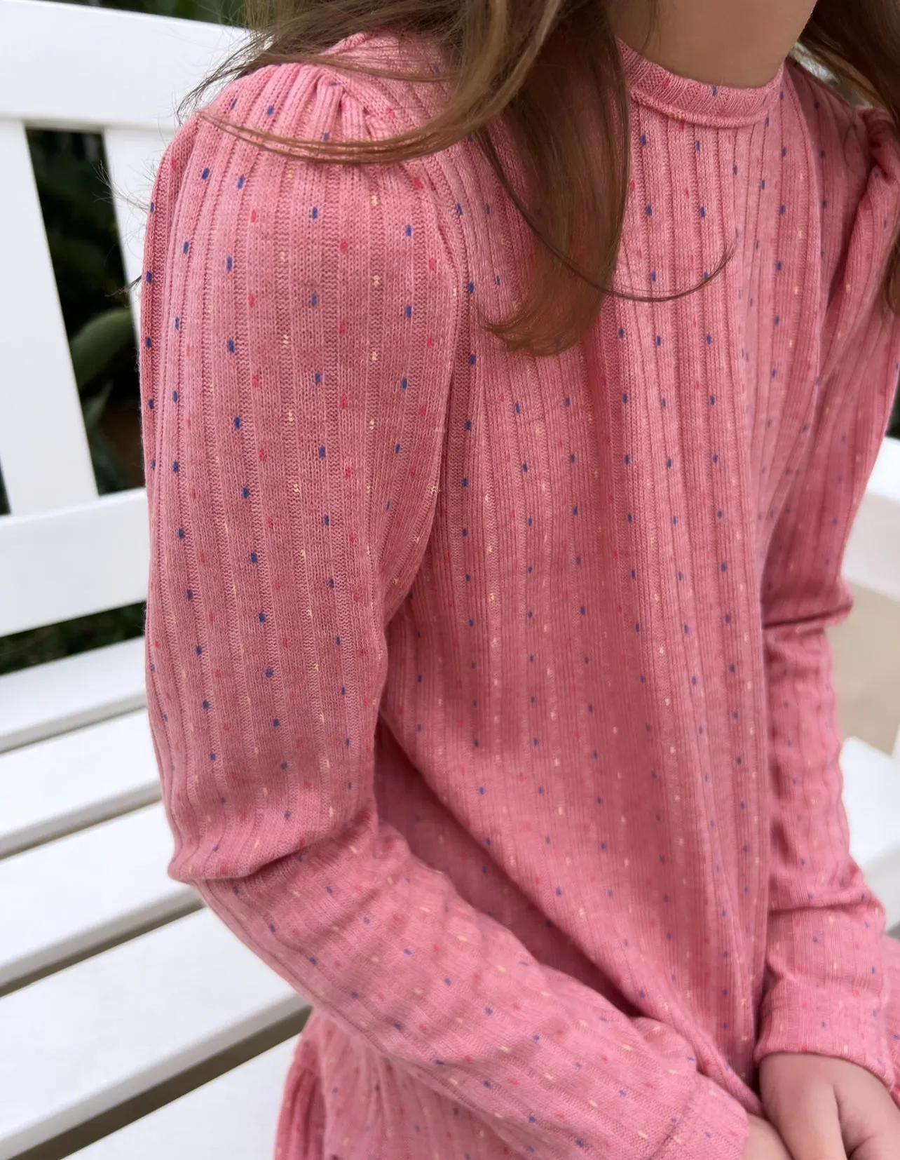 Cable Knit Dress, Multicolor