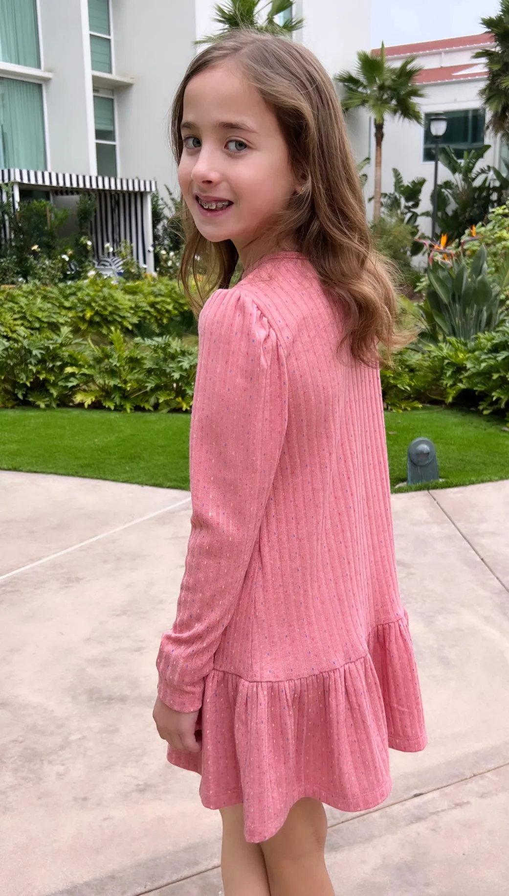 Cable Knit Dress, Multicolor