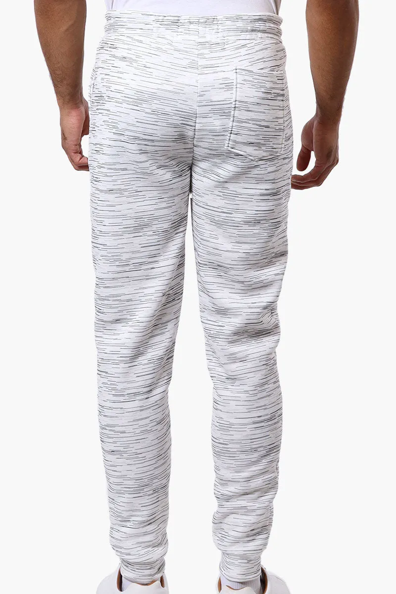 Canada Weather Gear Patterned Tie Waist Joggers - White