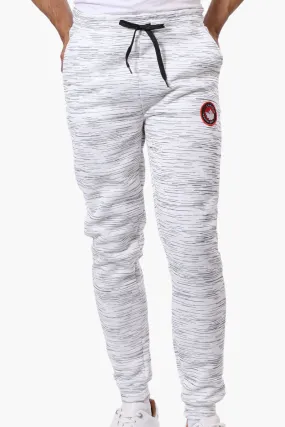 Canada Weather Gear Patterned Tie Waist Joggers - White