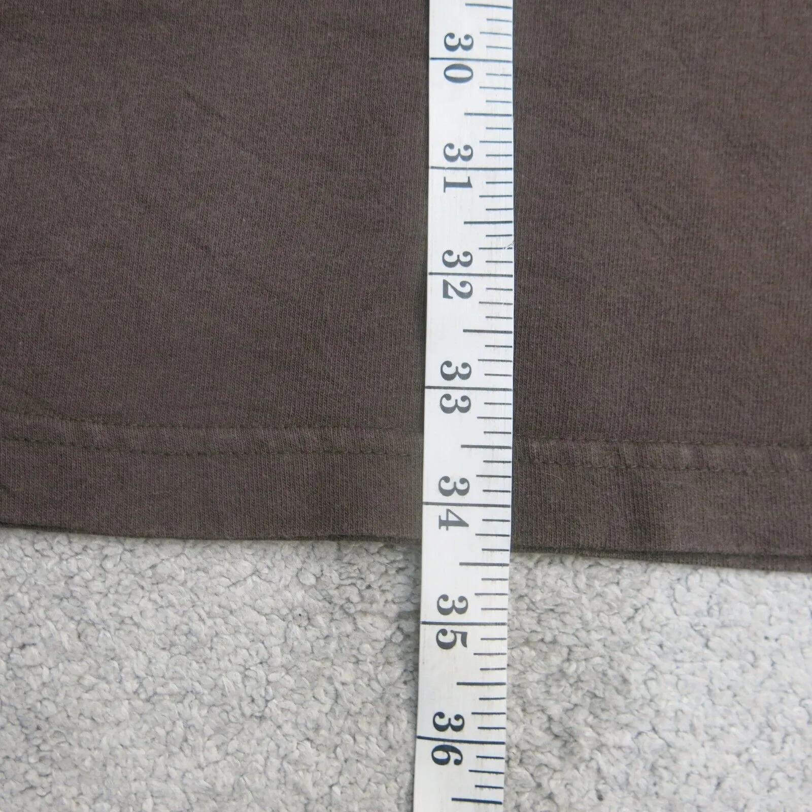 Carhartt Shirt Mens 2XL Brown Short Sleeve Crew Neck Tee Original Fit Casual