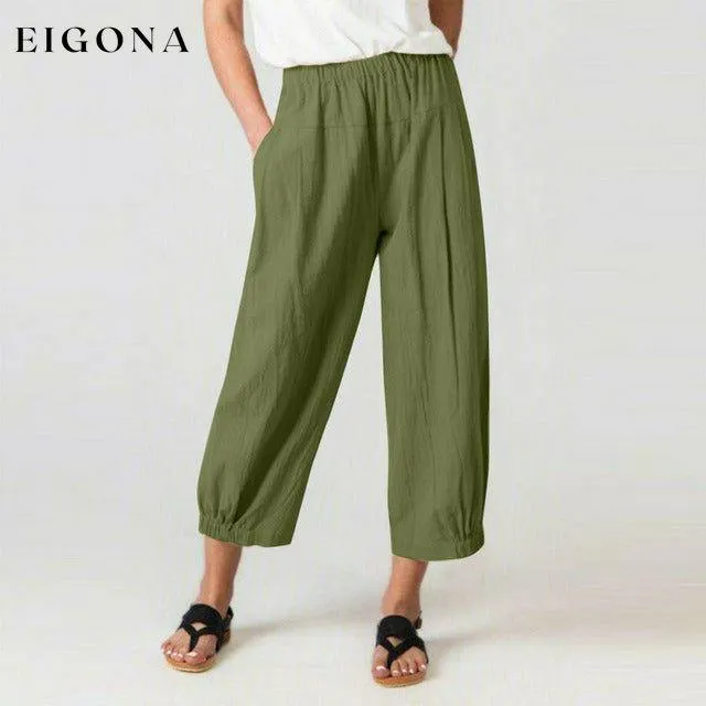 Casual High Waist Harem Pants