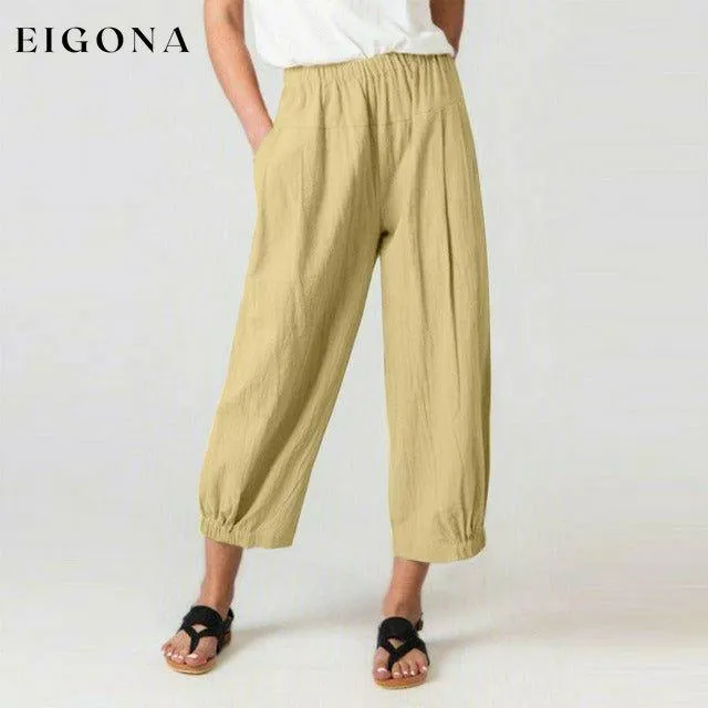 Casual High Waist Harem Pants