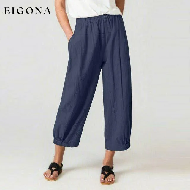 Casual High Waist Harem Pants