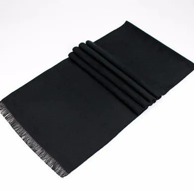 Casual Long Solid Color Scarf For Men
