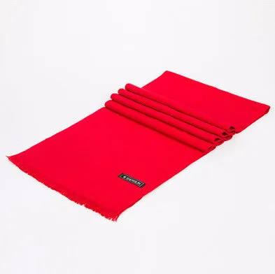 Casual Long Solid Color Scarf For Men