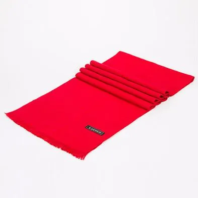 Casual Long Solid Color Scarf For Men