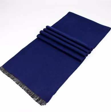 Casual Long Solid Color Scarf For Men