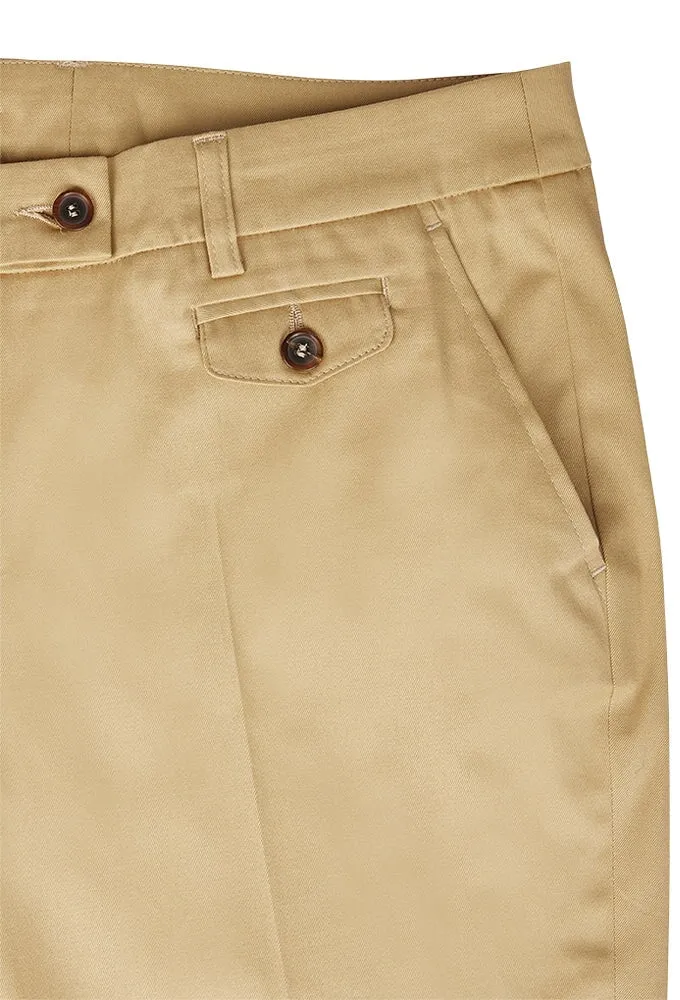 Chinos med opslag, dame, beige
