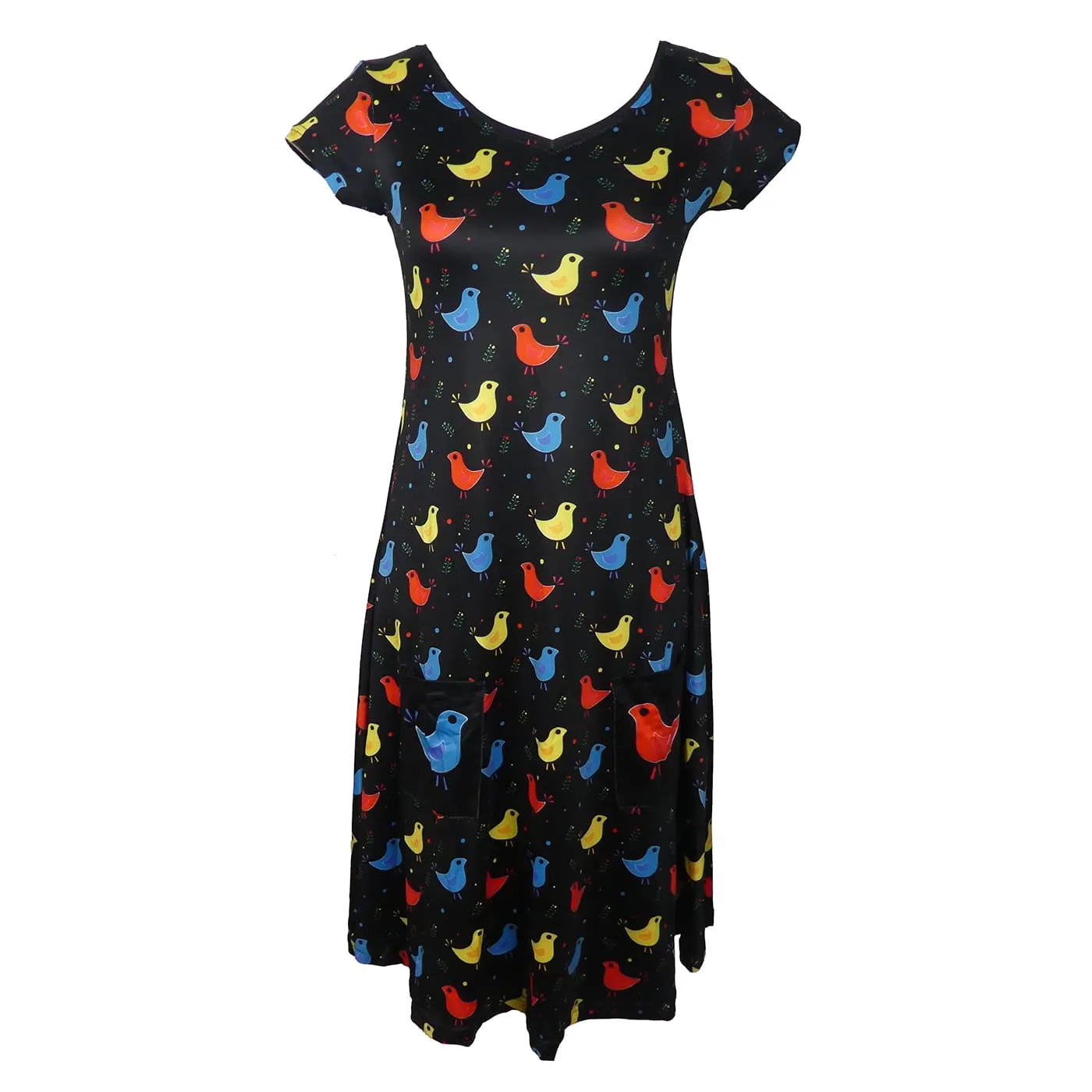 Chirp Tunic Dress With Pockets