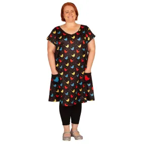 Chirp Tunic Dress With Pockets