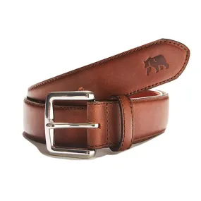 Classic Stitched Leather Belt