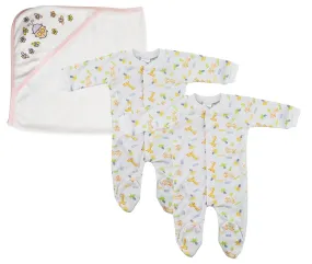 Closed-toe Sleep & Play (pack Of 3 ) Nc_0725m