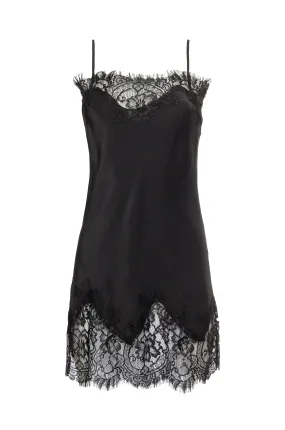 Coco Lace Silk Tunic Black