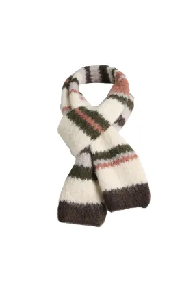 Colorado Knit Scarf Earth in Mohair