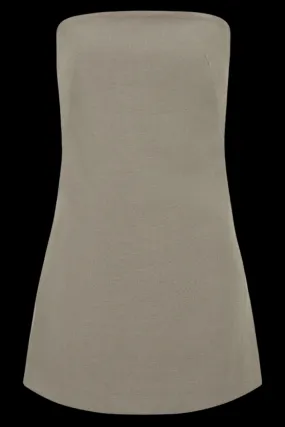 Column Tunic - Smokey Olive