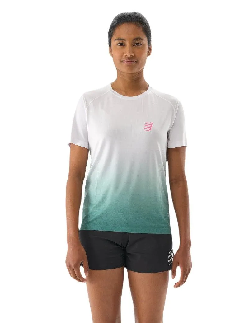 Compressport | Performance SS T-shirt | Sugar / Storm | Dames