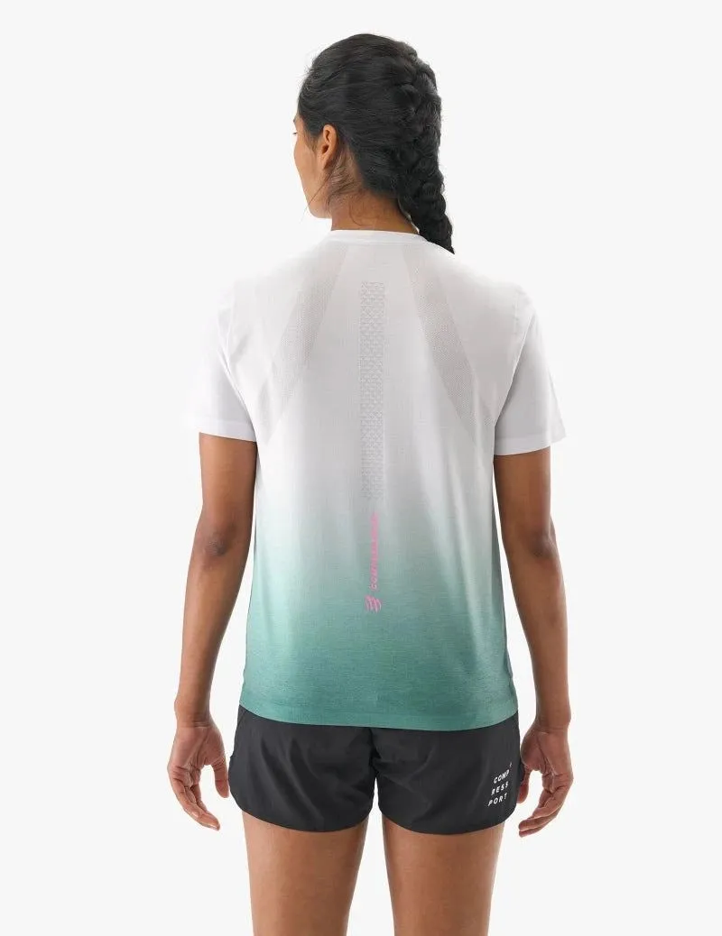 Compressport | Performance SS T-shirt | Sugar / Storm | Dames