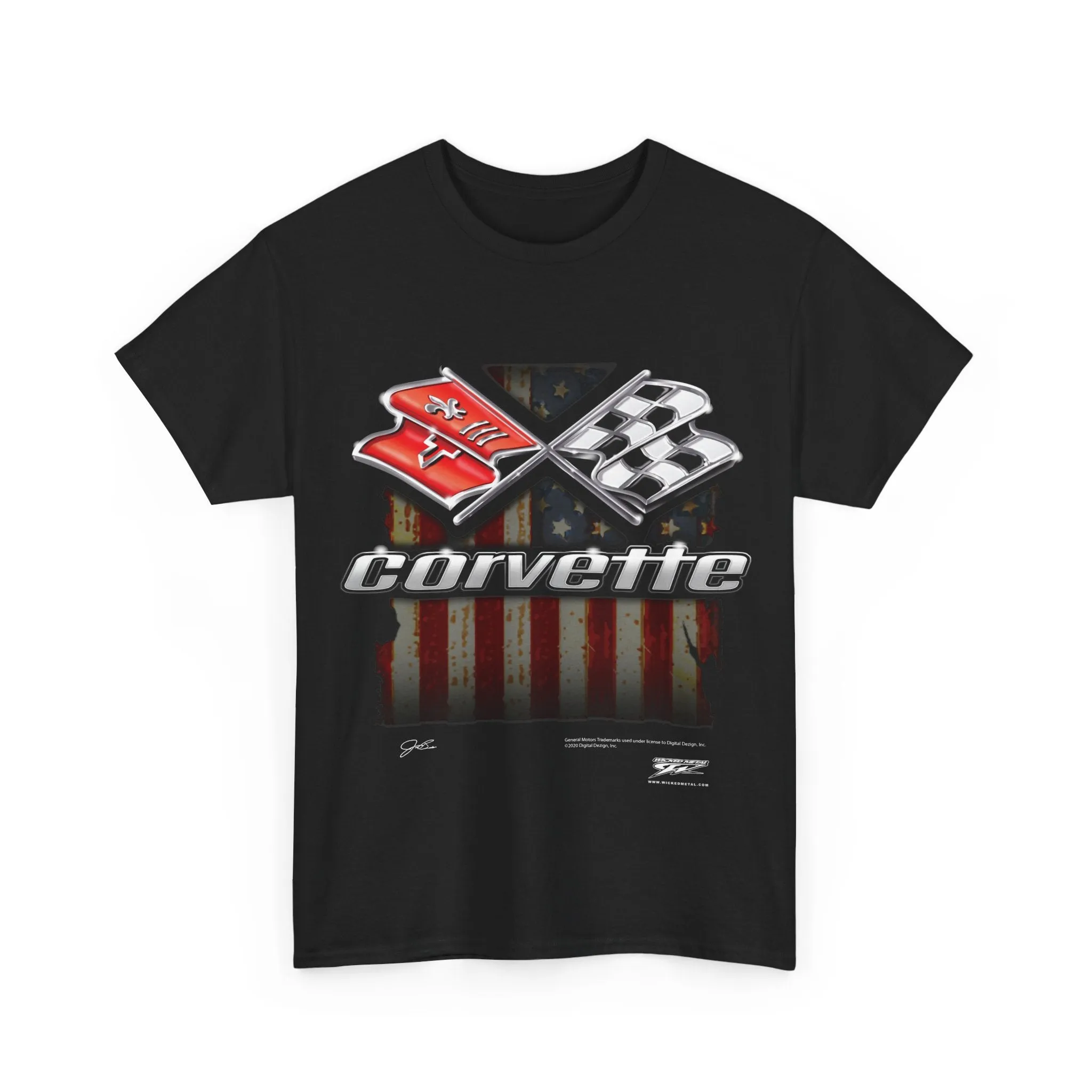 Corvette c3 Flag - Corvette C3 Flag logo shirt