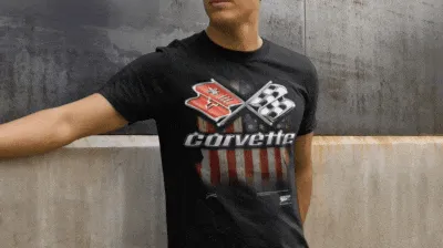 Corvette c3 Flag - Corvette C3 Flag logo shirt