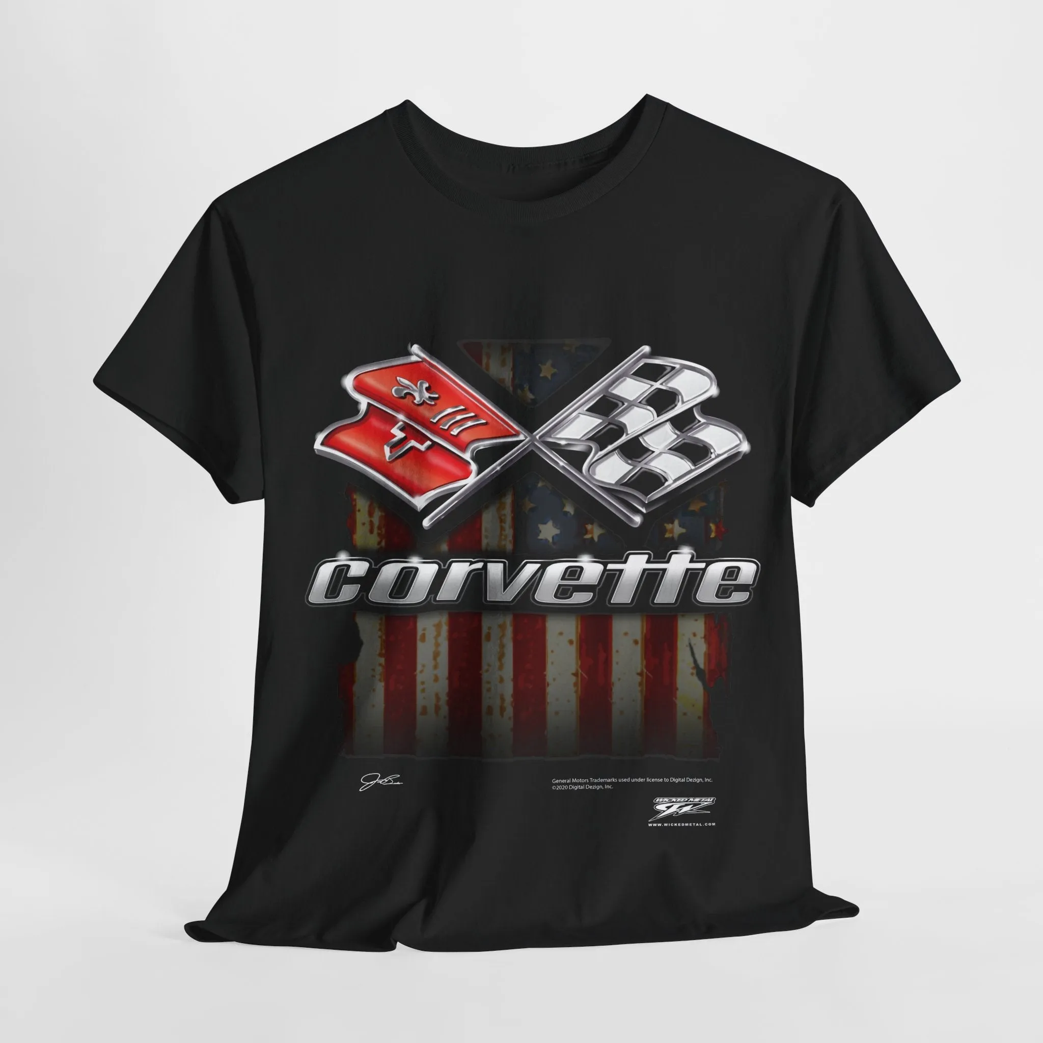 Corvette c3 Flag - Corvette C3 Flag logo shirt