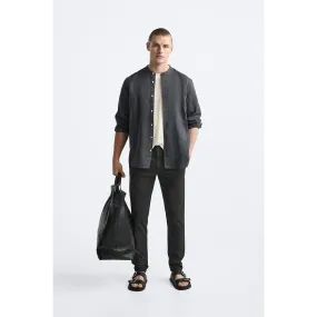 Dark Grey Slim Fit Chinos