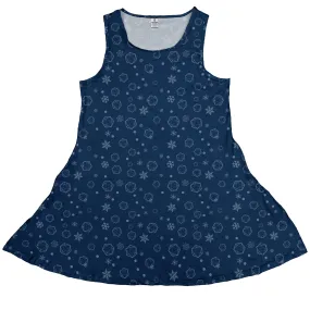 DND Dice Snowflakes Dress