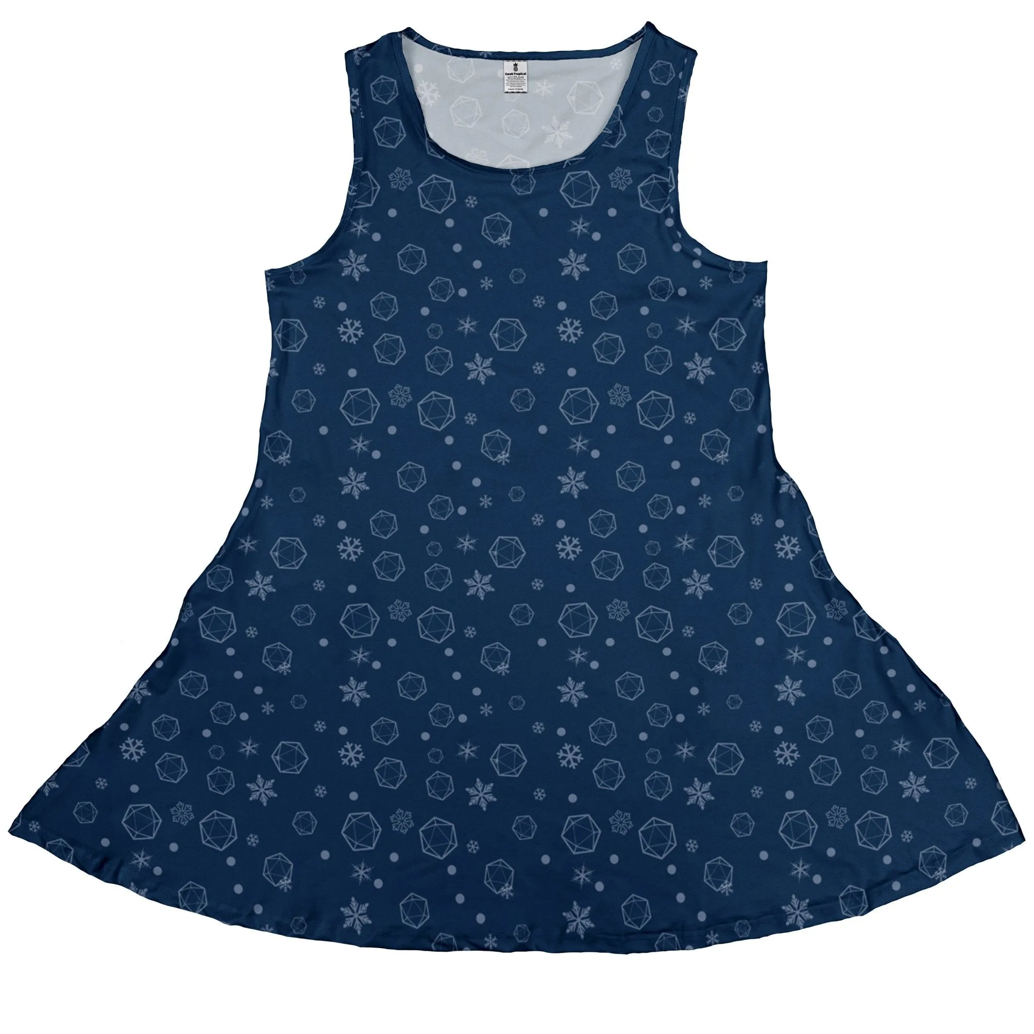 DND Dice Snowflakes Dress