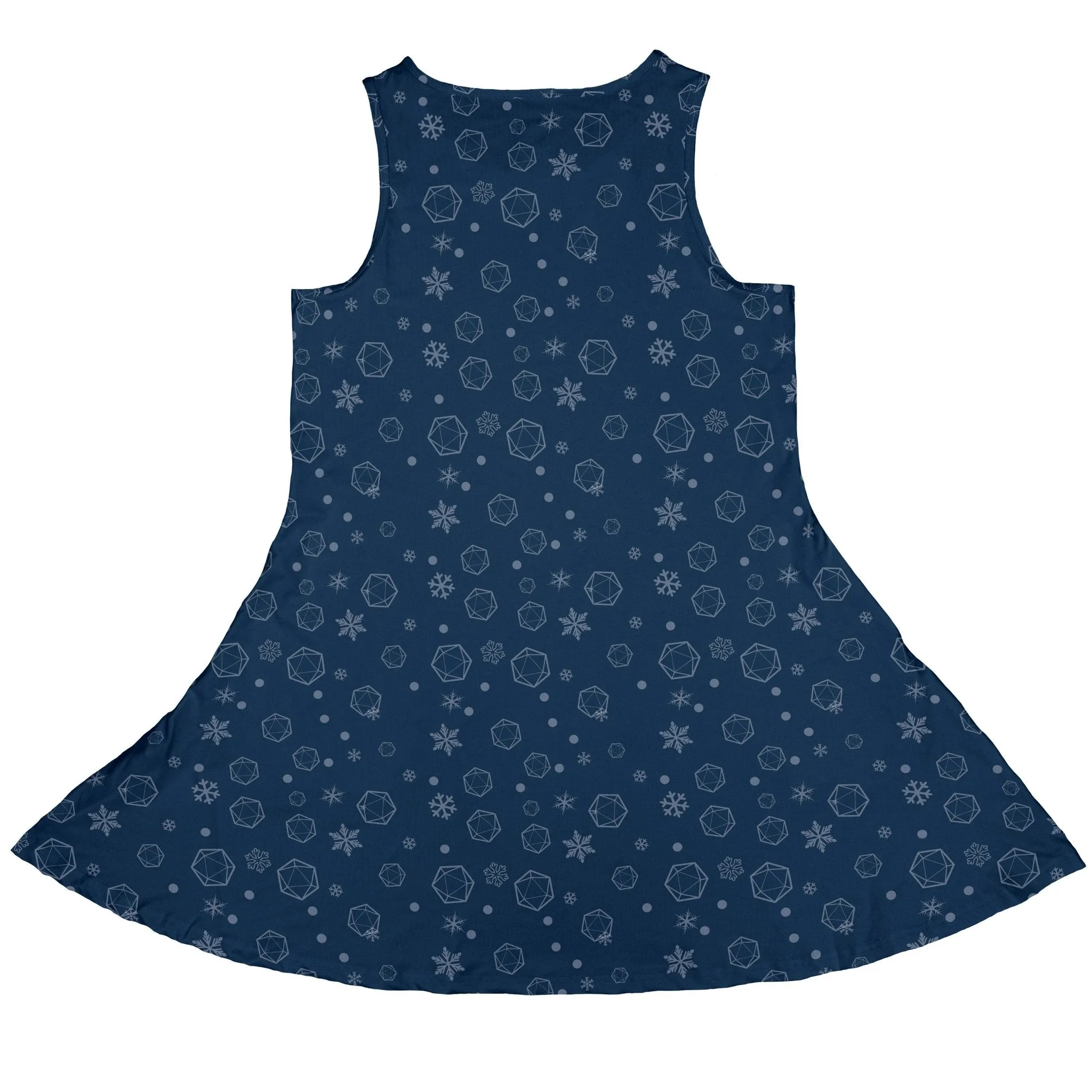 DND Dice Snowflakes Dress