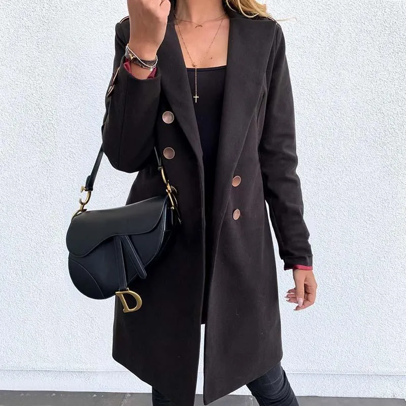Double Breasted Wool Coat